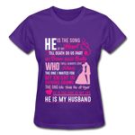 My Husband T-Shirt - purple
