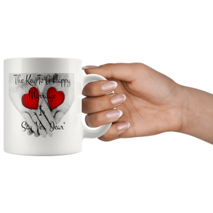 Key To Happy Marriage Mug