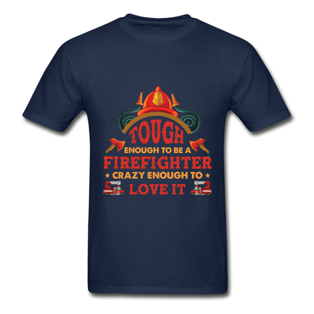 Firefighter Tough Enough T-Shirt - navy