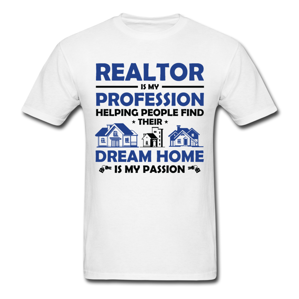 Realtor Unisex T-Shirt - white