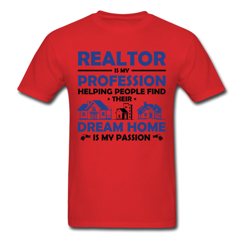 Realtor Unisex T-Shirt - red