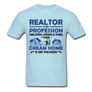 Realtor Unisex T-Shirt - powder blue