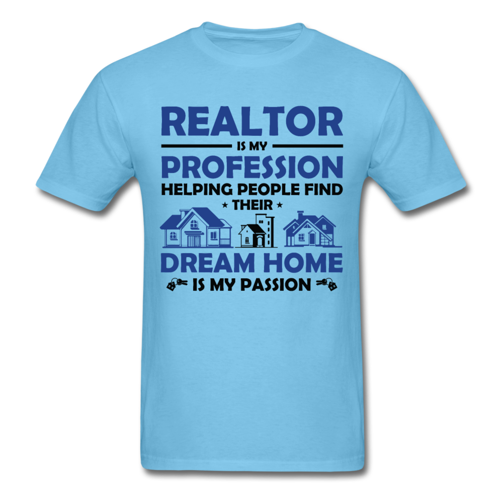 Realtor Unisex T-Shirt - aquatic blue