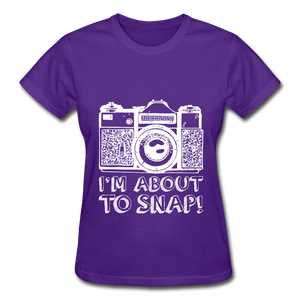 Photographer T-Shirt - purple