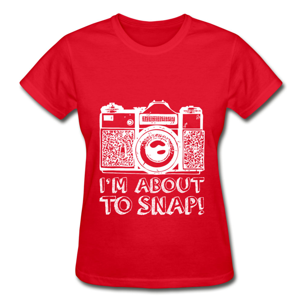 Photographer T-Shirt - red