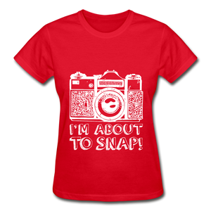 Photographer T-Shirt - red