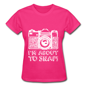 Photographer T-Shirt - fuchsia