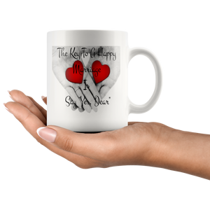 Key To Happy Marriage Mug